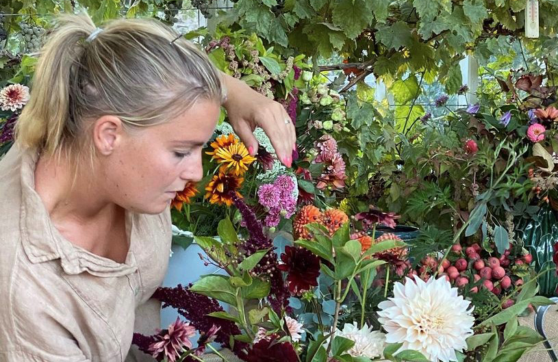 Bubbel och Blommor med Hilma af Klint – Workshop med Kullafloristen