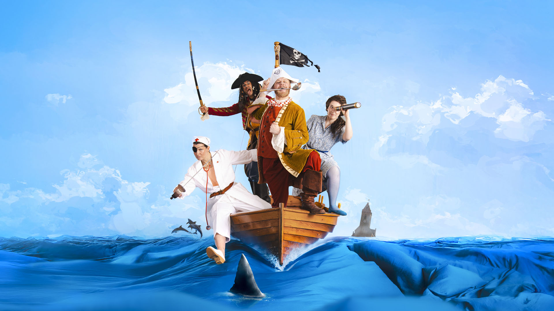 Jim och Piraterna Blom – genrep
